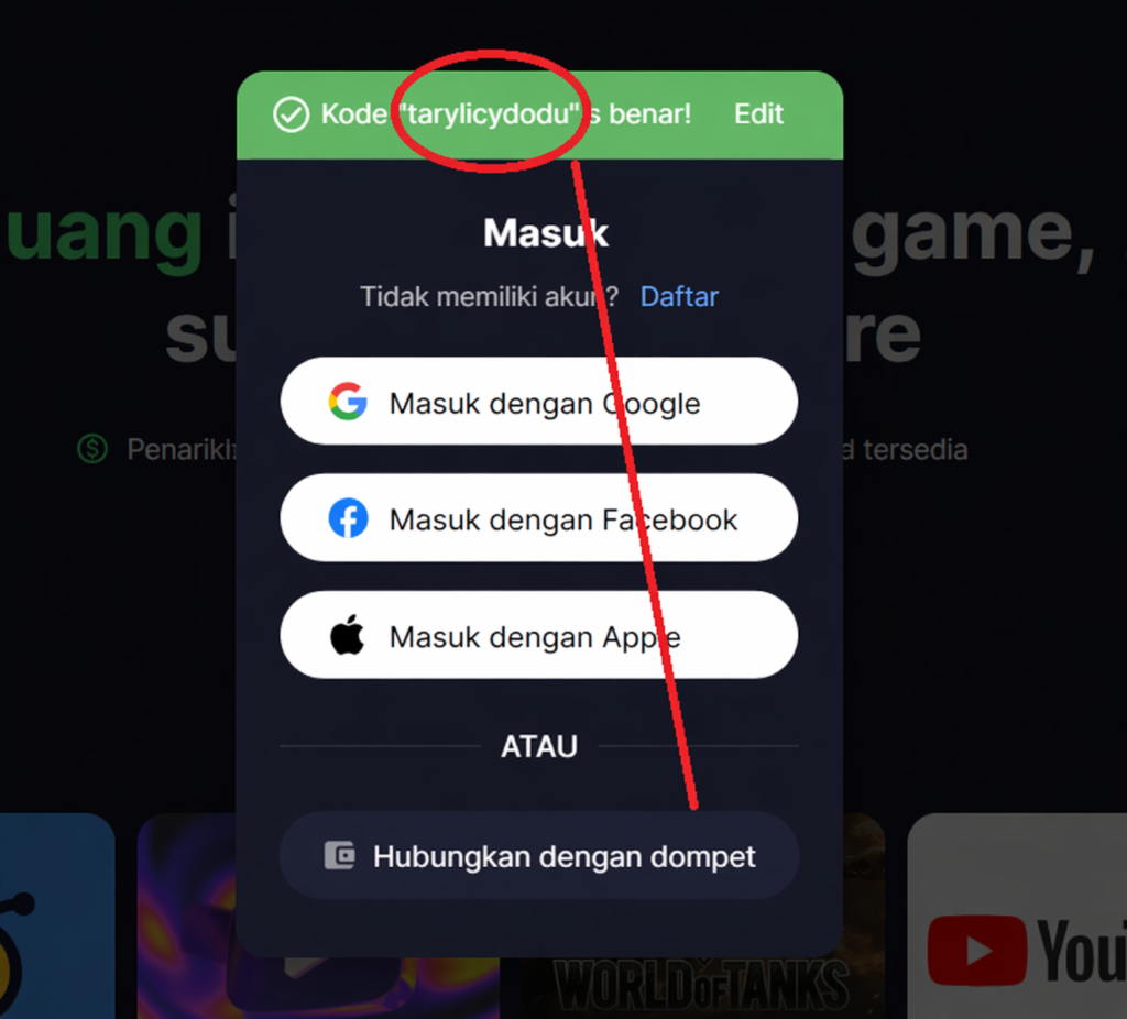 Kode Bonus Jumptask “tarylicydodu” – Buka Penghasilan Tambahan 10% Secara Instan